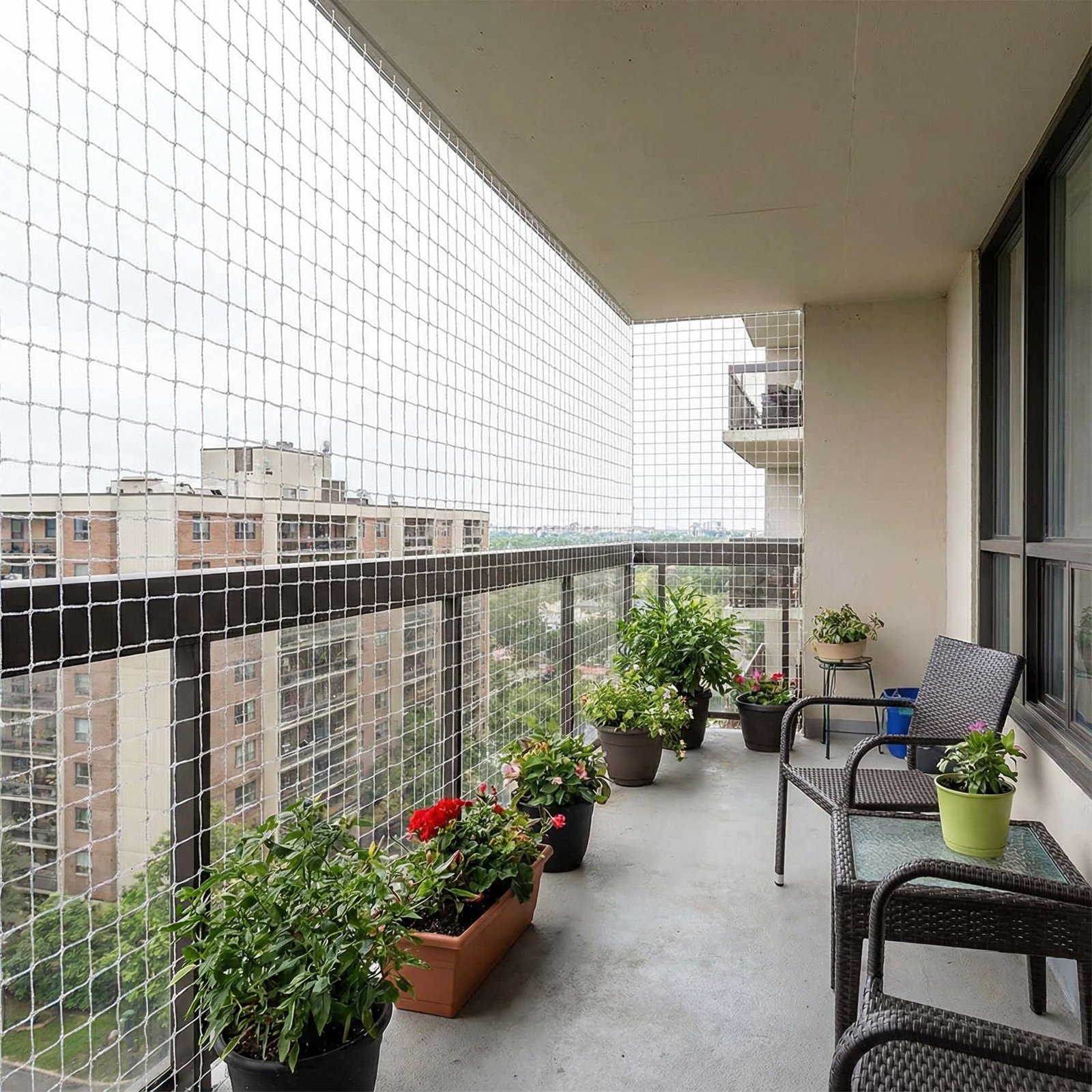 Balcony Net Installation